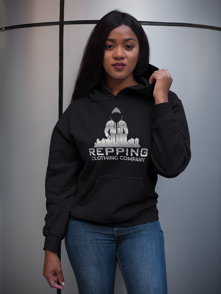 Repping Hoodie (Black/Gray)