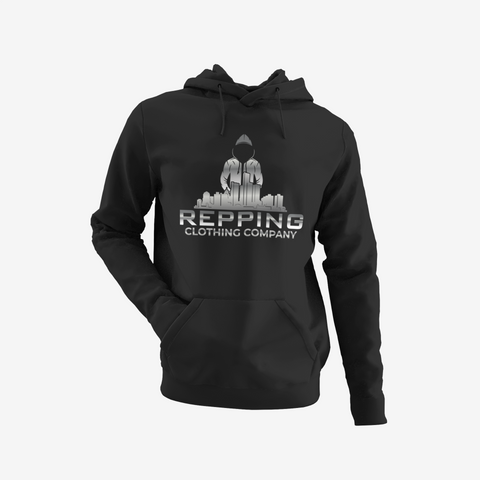 Repping Hoodie (Black/Gray)